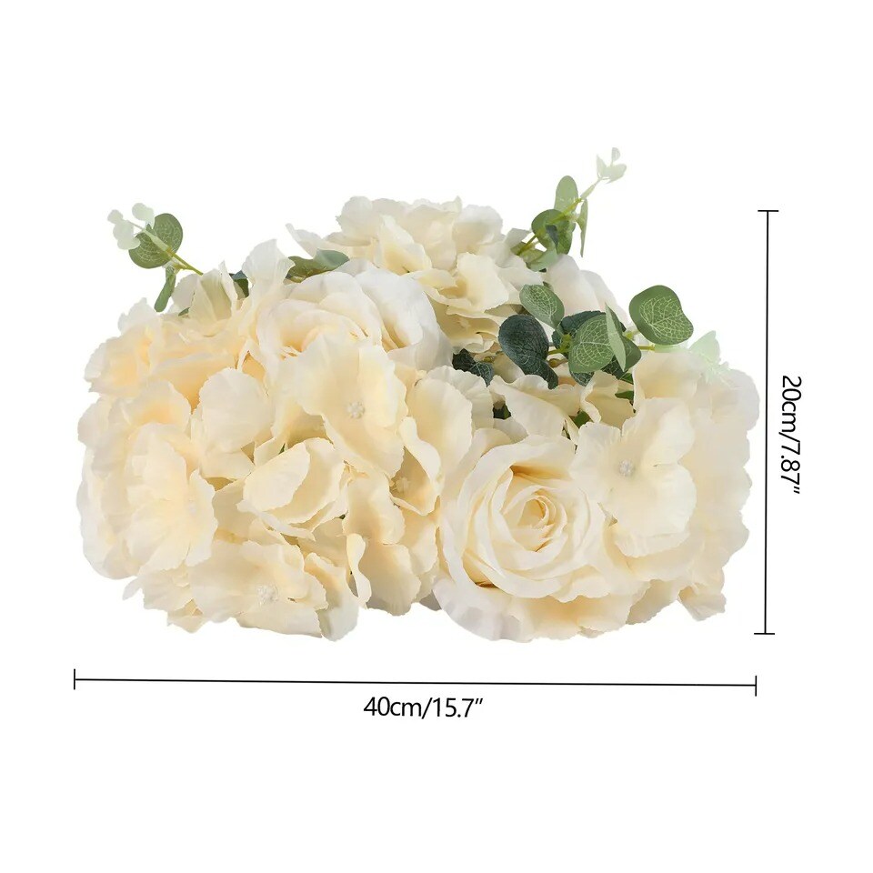 Wedding Flower Balls for Centerpieces Artificial Flower Ball Arrangement 10 Pcs