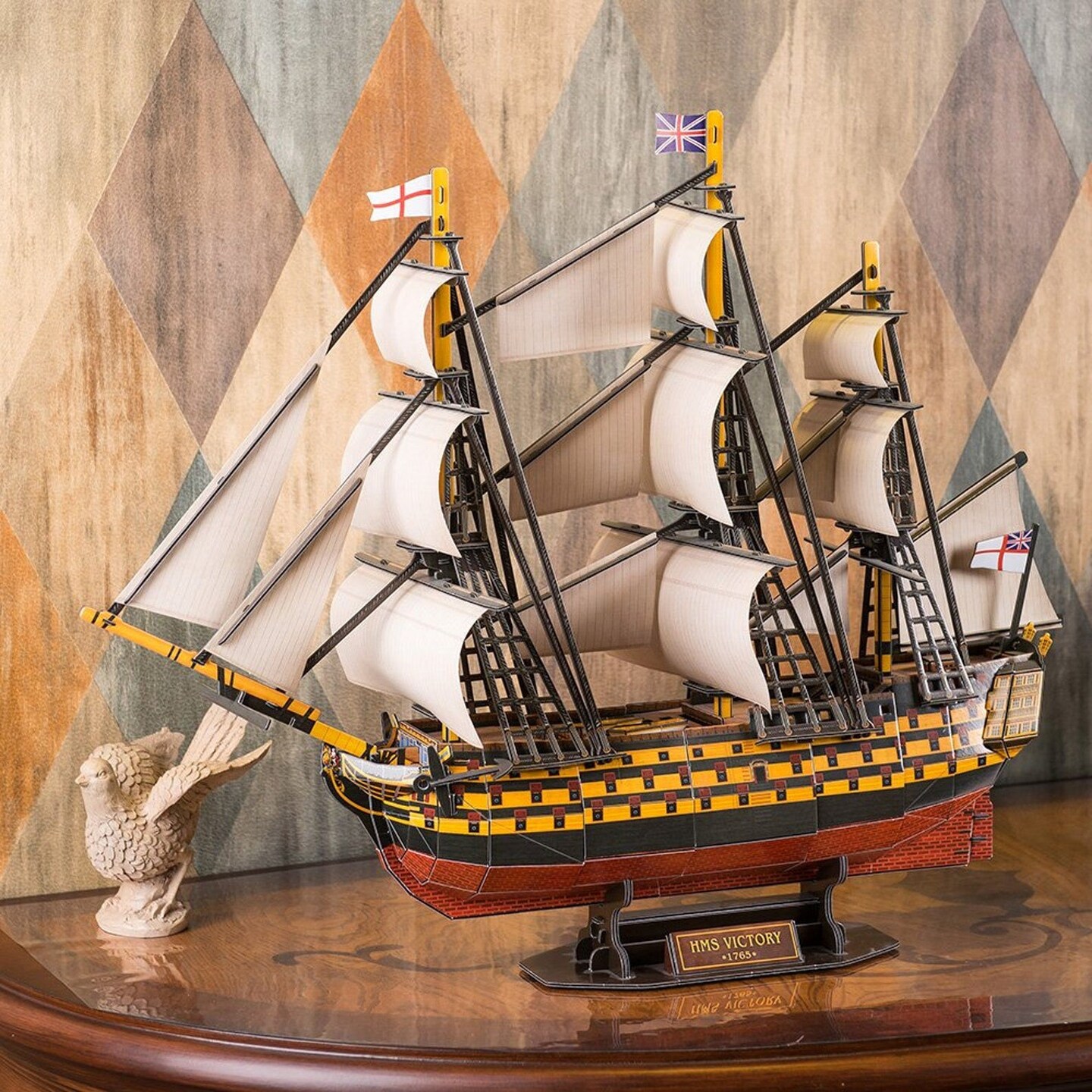 Model Ship Kit - HMS Victory Battleship. Papercraft 3D Puzzle