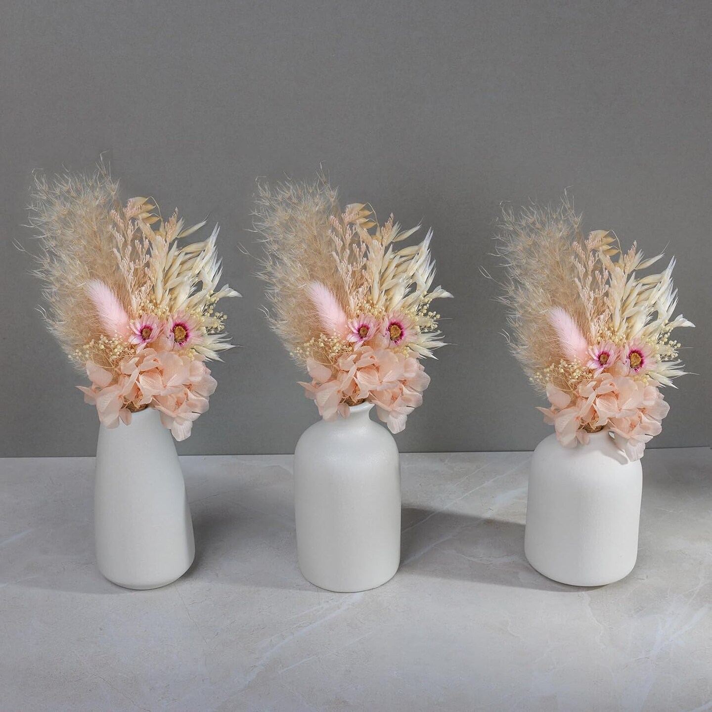 Natural Dried Flower Bouquet Set