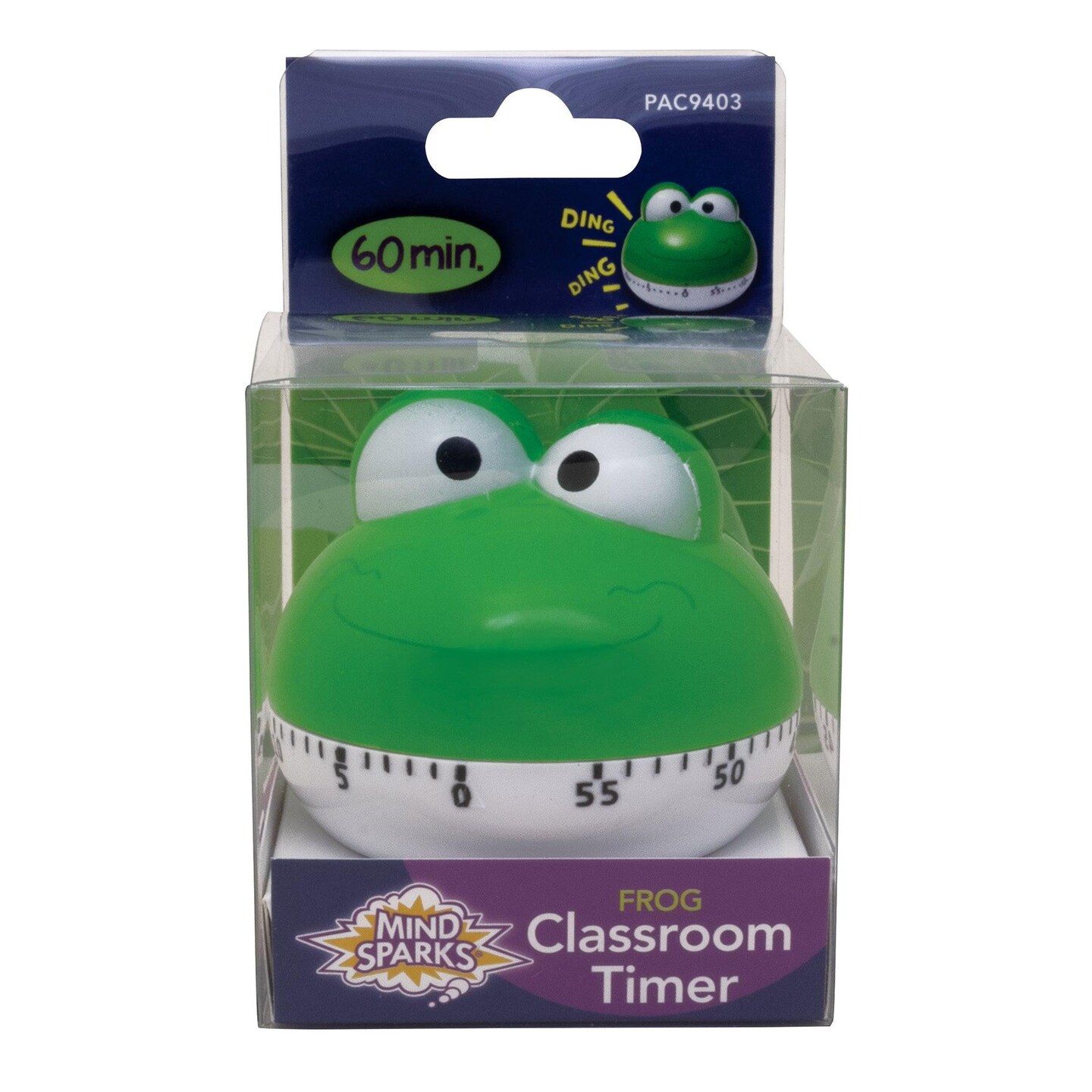 Classroom Timer Frog, Frog, Approx. 2-1/4&#x22; Height, Pack of 3