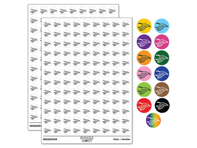 Canadian Goose Canada 200+ 0.50&#x22; Round Stickers