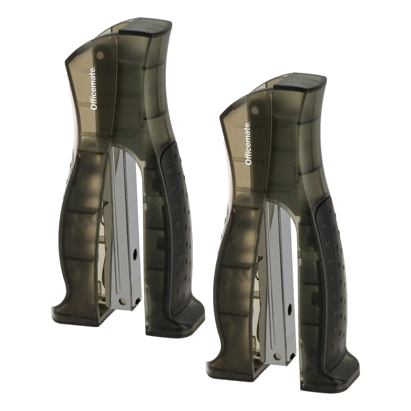 (2 Ea) Stand Up Full Strip Stapler Black | 2 Sets of Good Quality Full Row Staples | Easy to Use