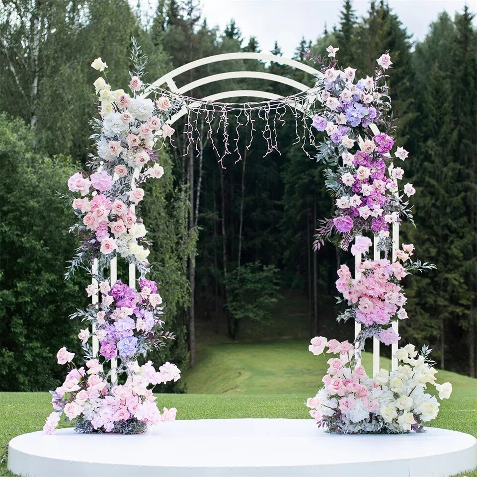 Wedding Party Arch Outdoor Garden Backdrop Stand Arbor Bridal Festival Decor