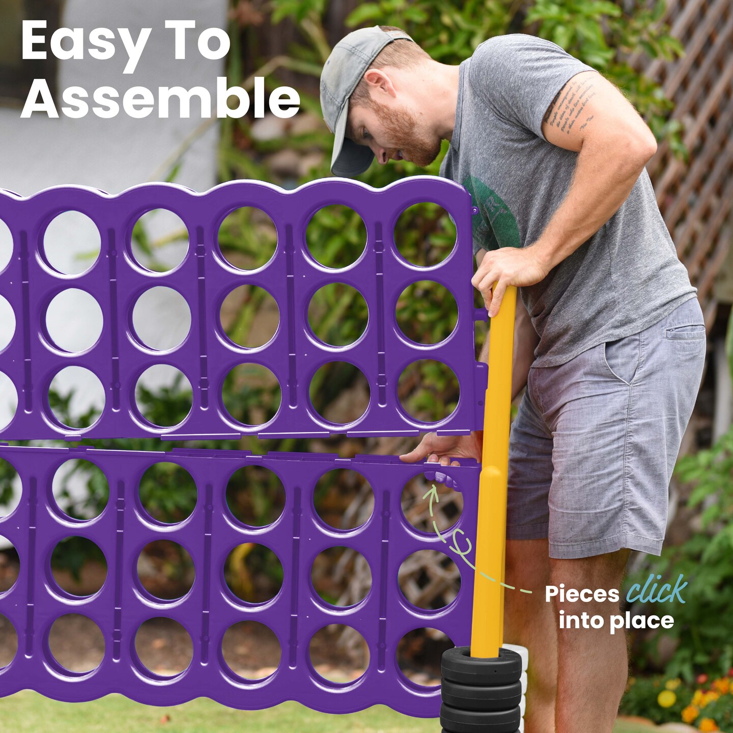 Jumbo 4-To-Score Giant Lawn Game Set
