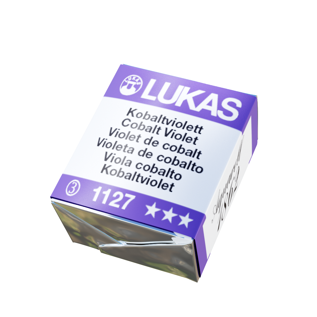 LUKAS 1862 Aquarell Artists&#x27; Watercolor Pans, Half Pan - Vibrant Professional Grade Watercolor Paint - Easy-to-Wet, Intense Color, Long-lasting - Ideal for Professional Watercolorists