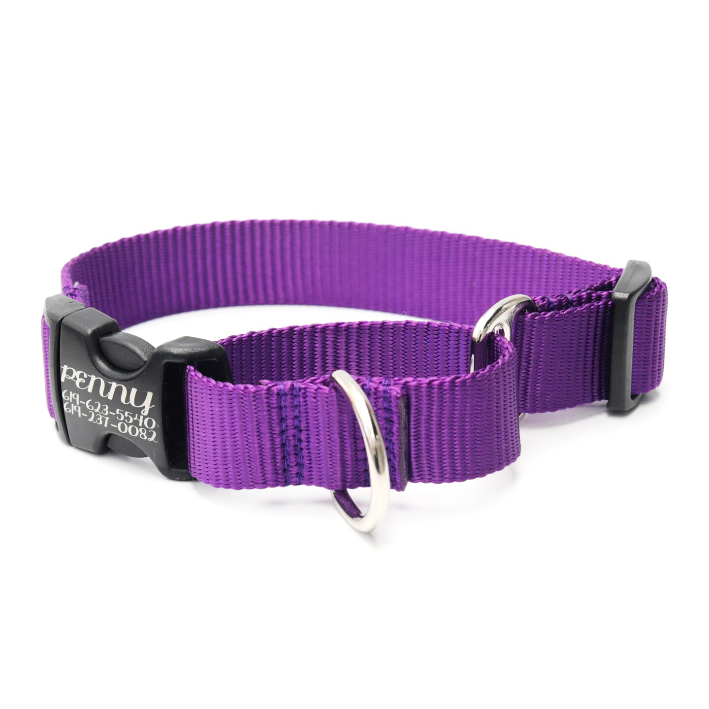 Buckle Martingale Dog Collar Personalized 22 Nylon Colors Limited Slip Collar Training Tightens When Pulled MakerPlace by Michaels