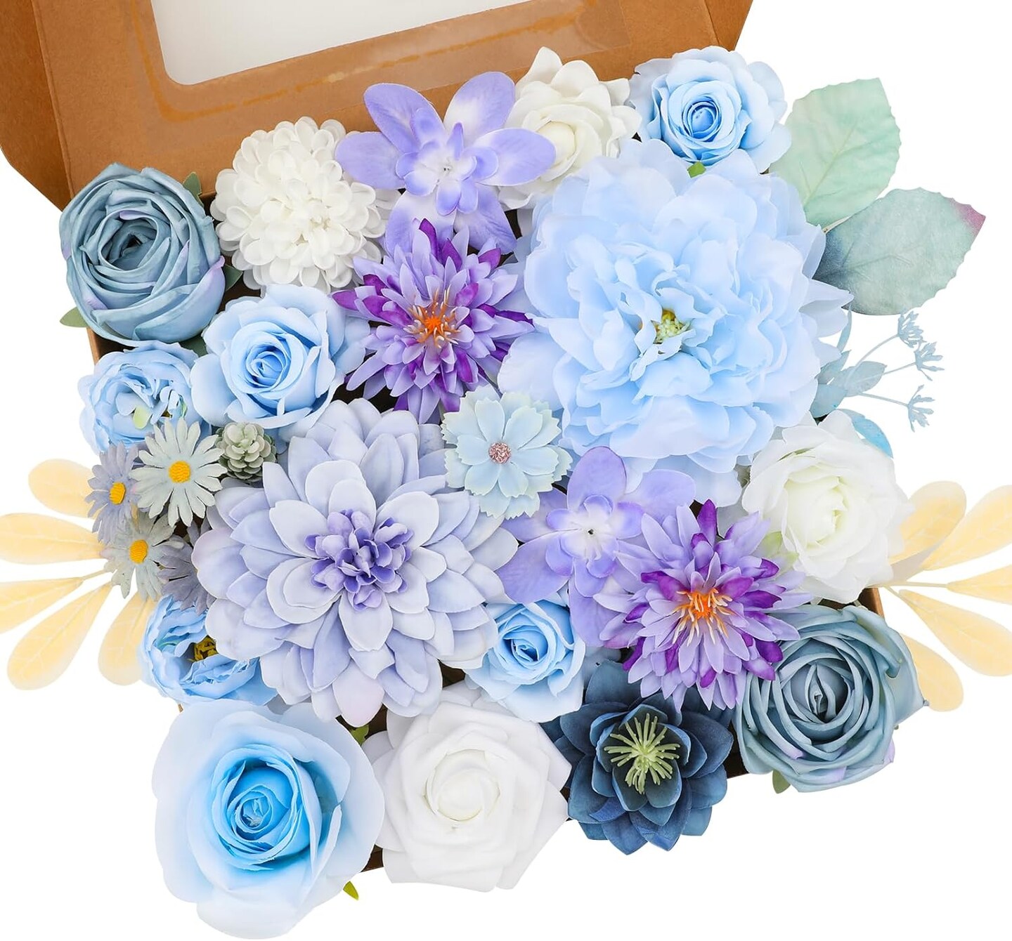 Mix Fake Flower in Fairy Purple