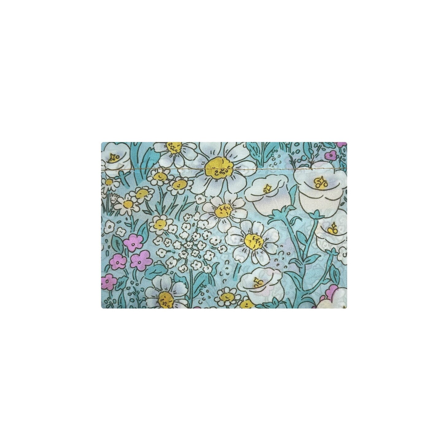 Wrapables Large Foldable Tote Nylon Reusable Grocery Bags, Spring Flora
