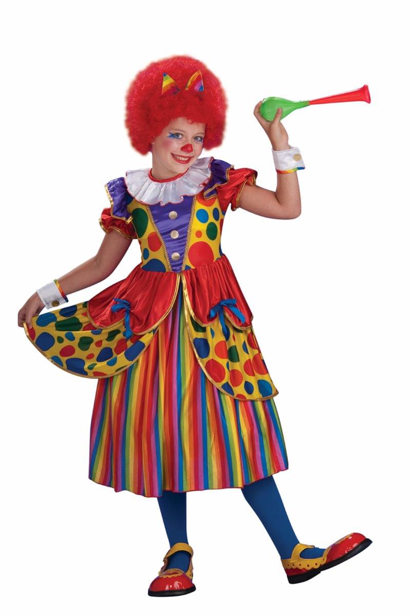 Circus Clown Princess Dress Costume Child