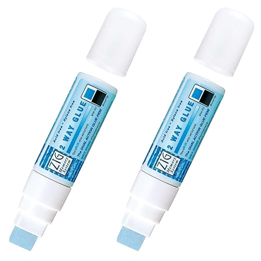 Zig 2-Way Glue Pen 2 pk Jumbo Tip