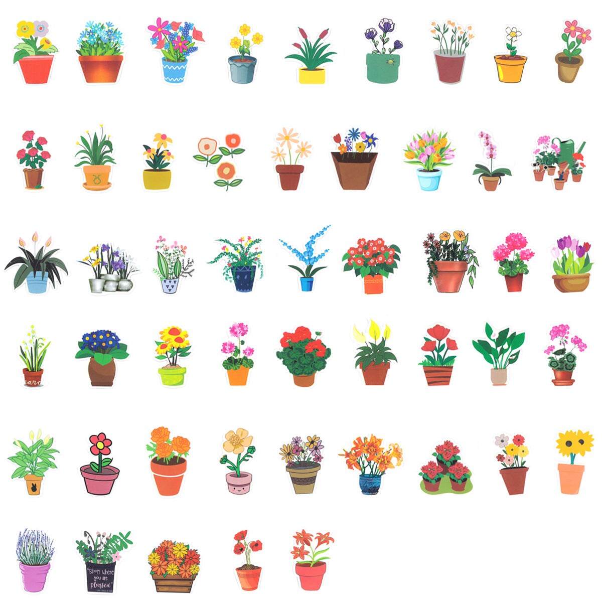 Wrapables Waterproof Vinyl Stickers for Water Bottles, Laptop, Phones, Skateboards, Decals for Teens, 100pcs