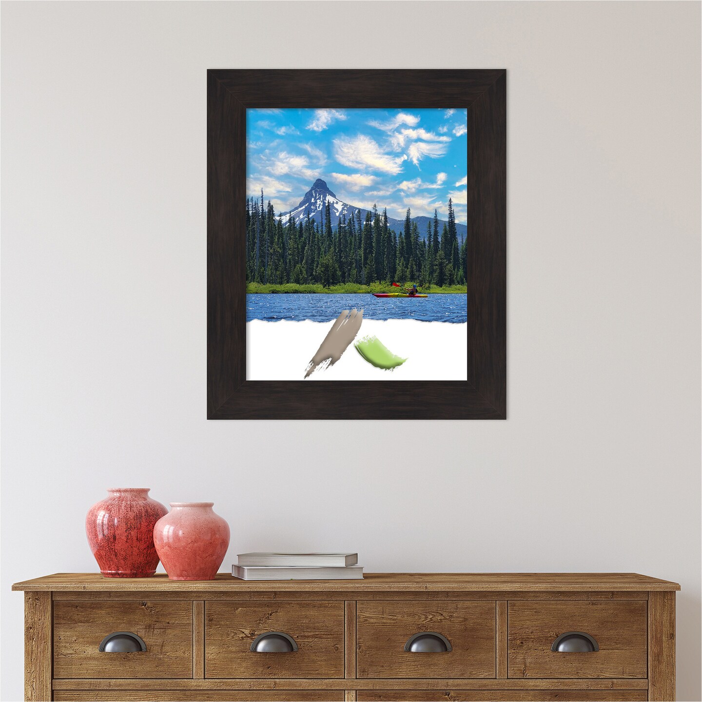 Furniture Espresso Picture Frame, Photo Frame, Art Frame