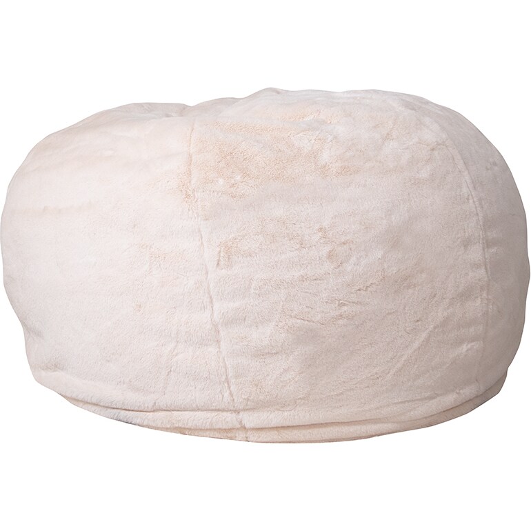 Flash Furniture White Furry Bean Bag Chair Michaels