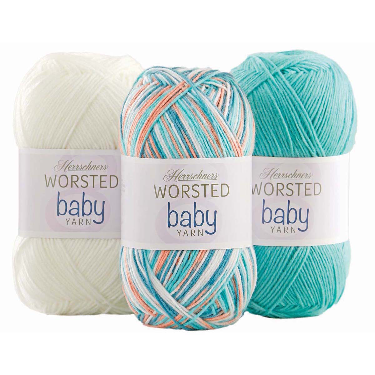 thumbnail image 2 of Herrschners Worsted 8 Baby Strpes Yarn Pack 2 of 12