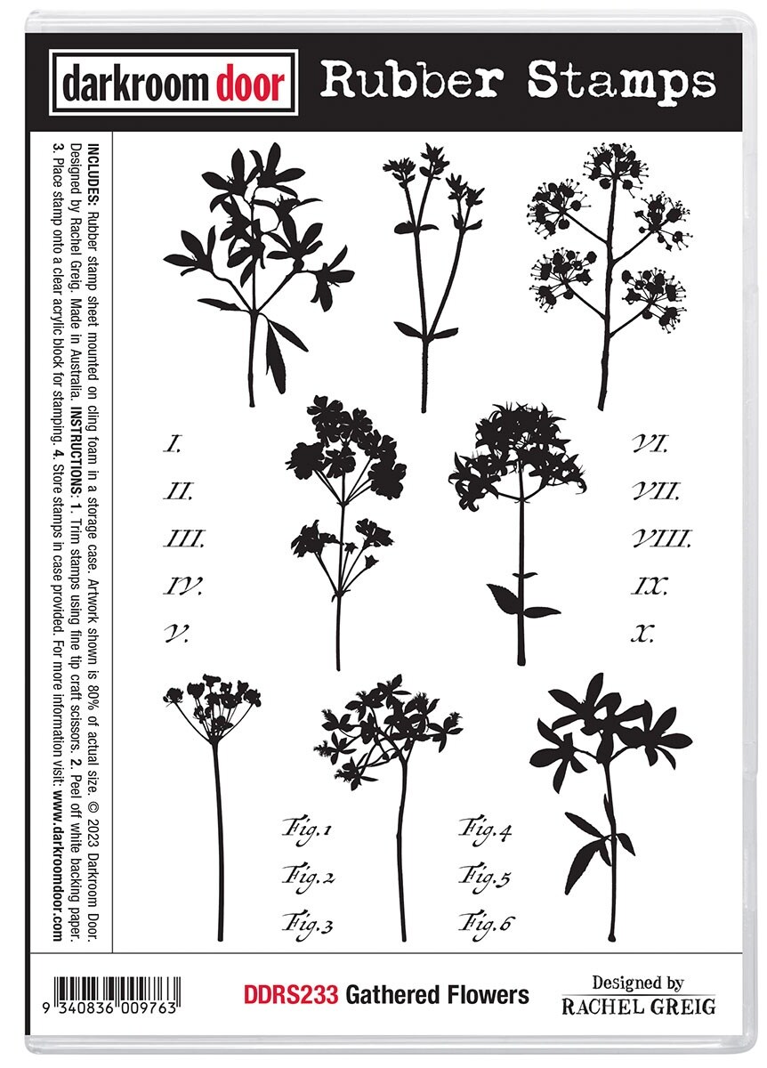 Darkroom Door Rubber Stamp SetGathered Flowers Michaels