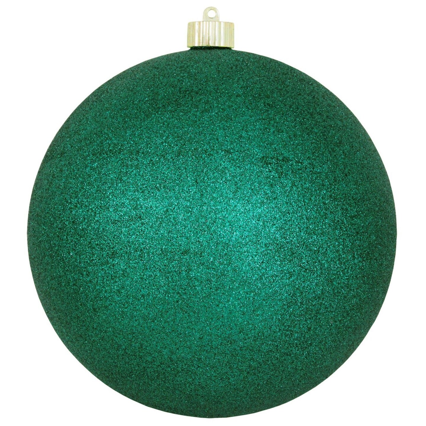 Christmas by Krebs Glitter Emerald Green Shatterproof Christmas Ball Ornament 8" (200mm)