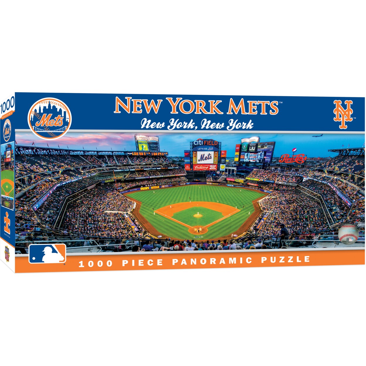 Masterpieces   Sports Panoramic Puzzle - MLB New York Mets Center View