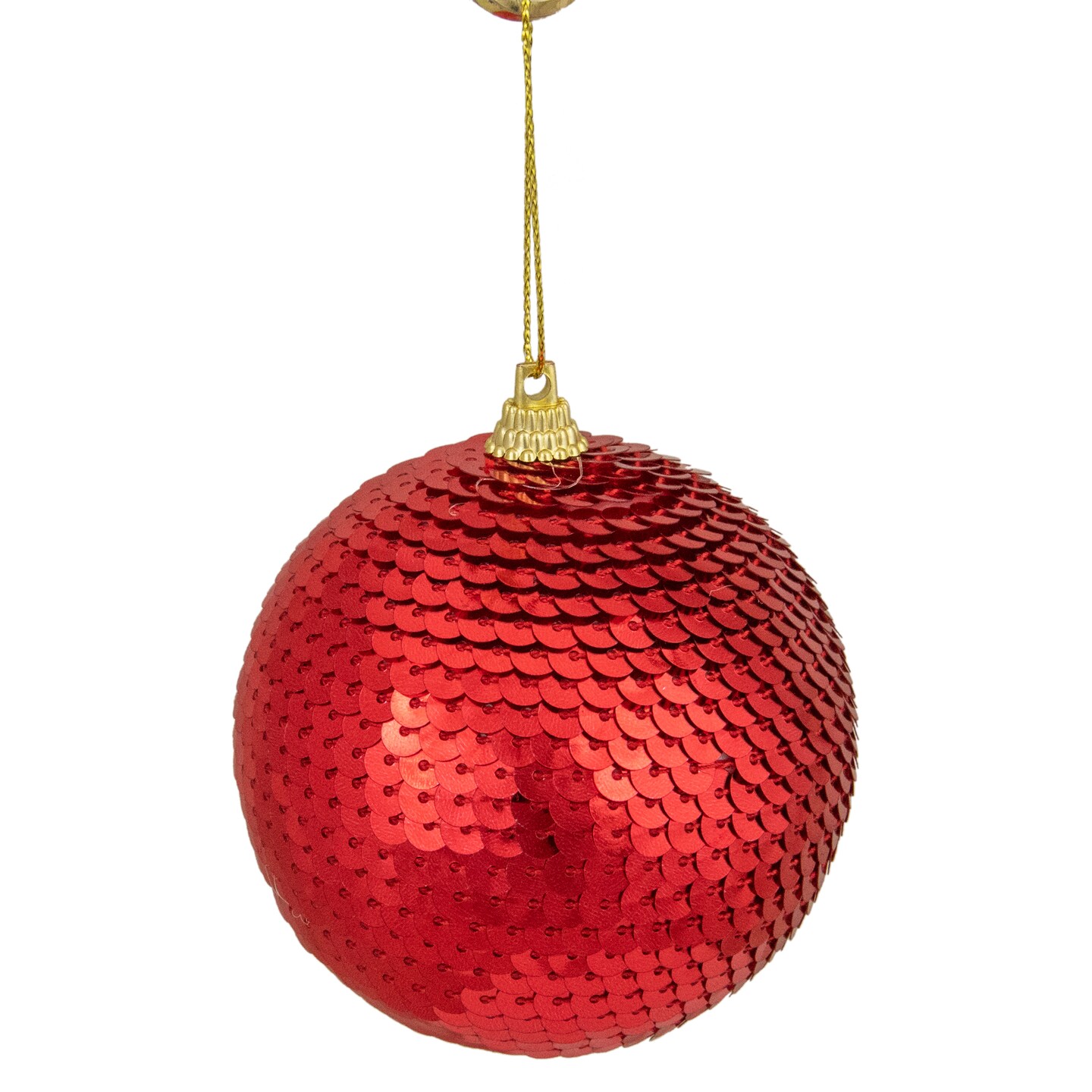 Northlight Red Sequin Shatterproof Ball Christmas Ornament 3&#x22;