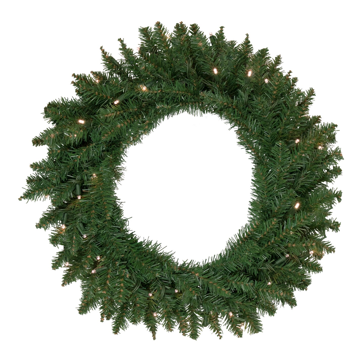Northlight Pre-Lit Winona Fir Artificial Christmas Wreath - 30" - Warm White LED Lights