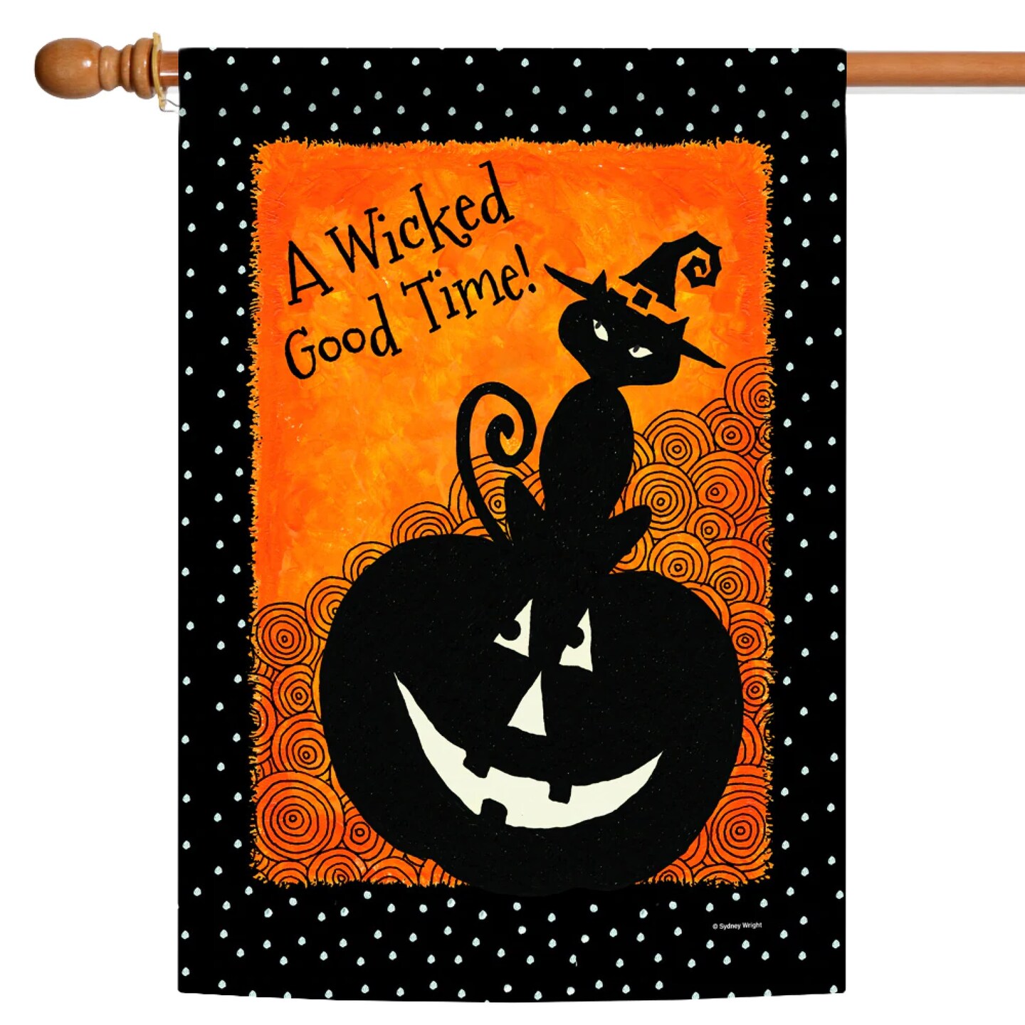 Toland Home Garden Let's Get Wicked Halloween Outdoor House Flag 40" x 28"