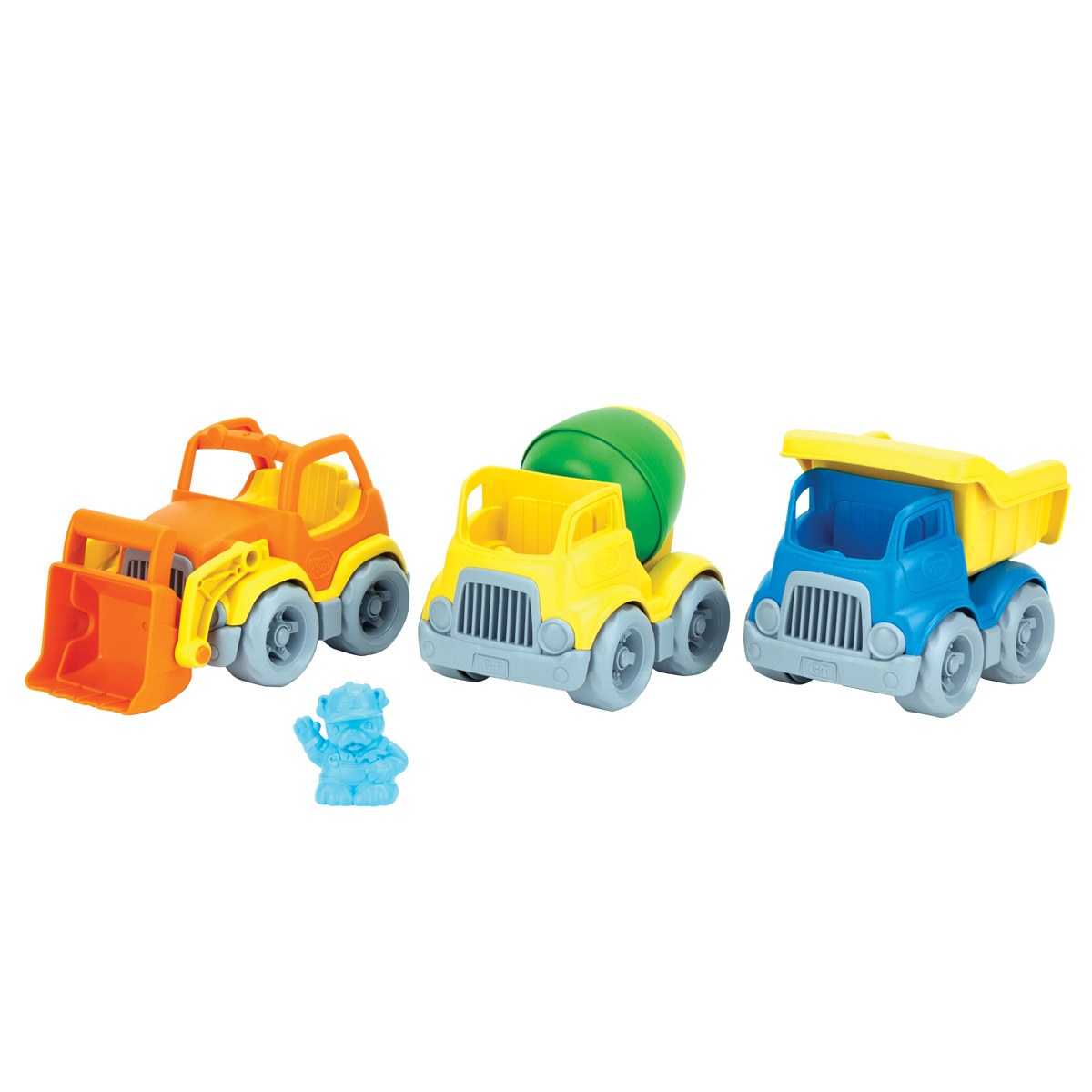 Green Toys Eco-Friendly Construction Trucks Set - Set of 3