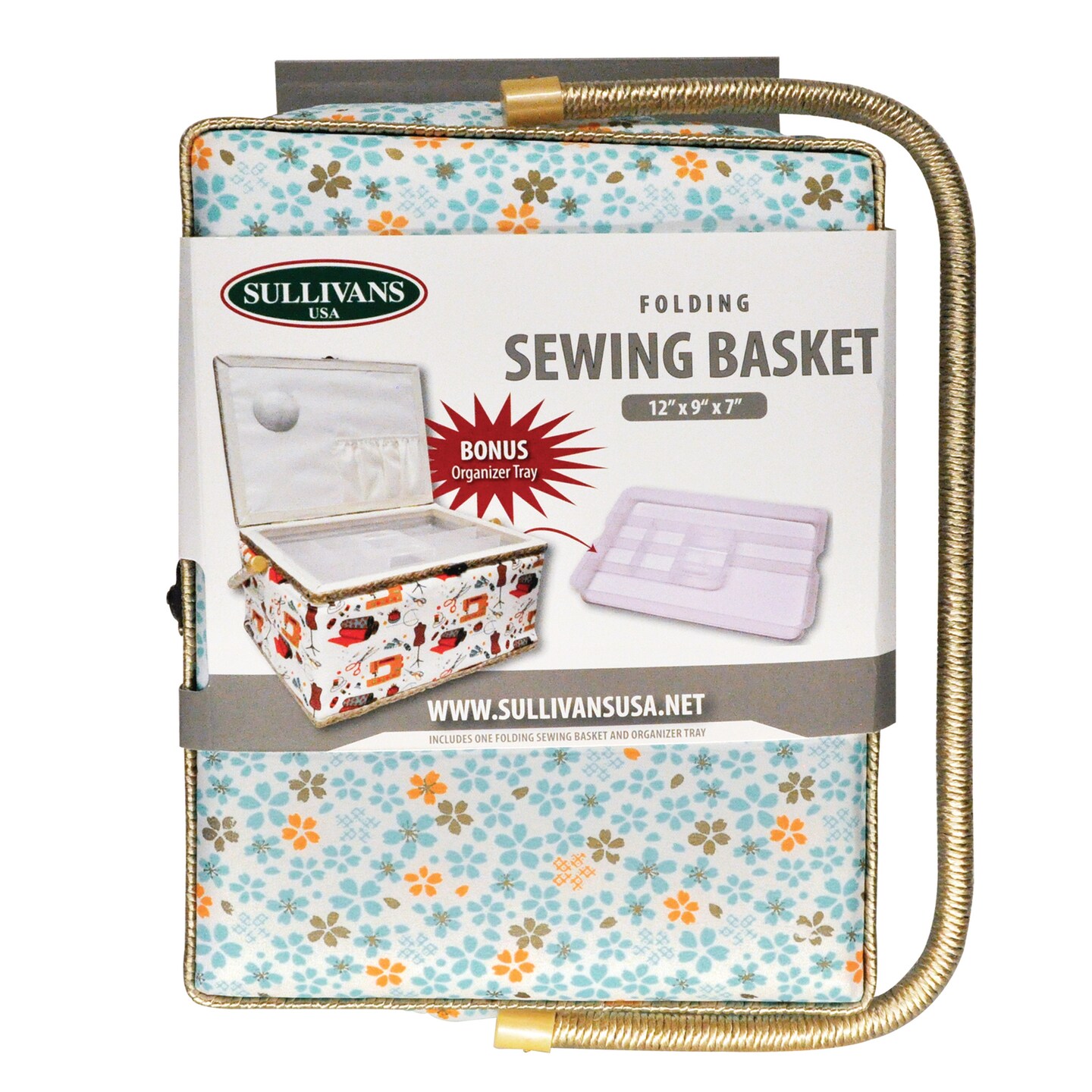 Folding Sewing Basket