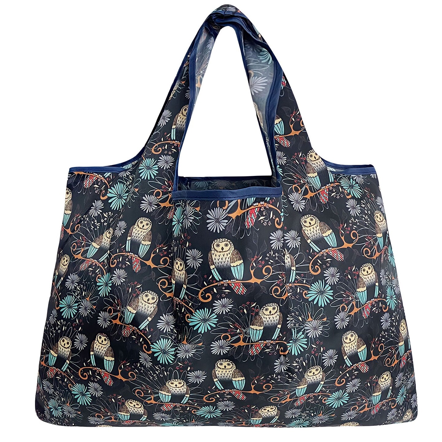 Wrapables Large Foldable Tote Nylon Reusable Grocery Bags