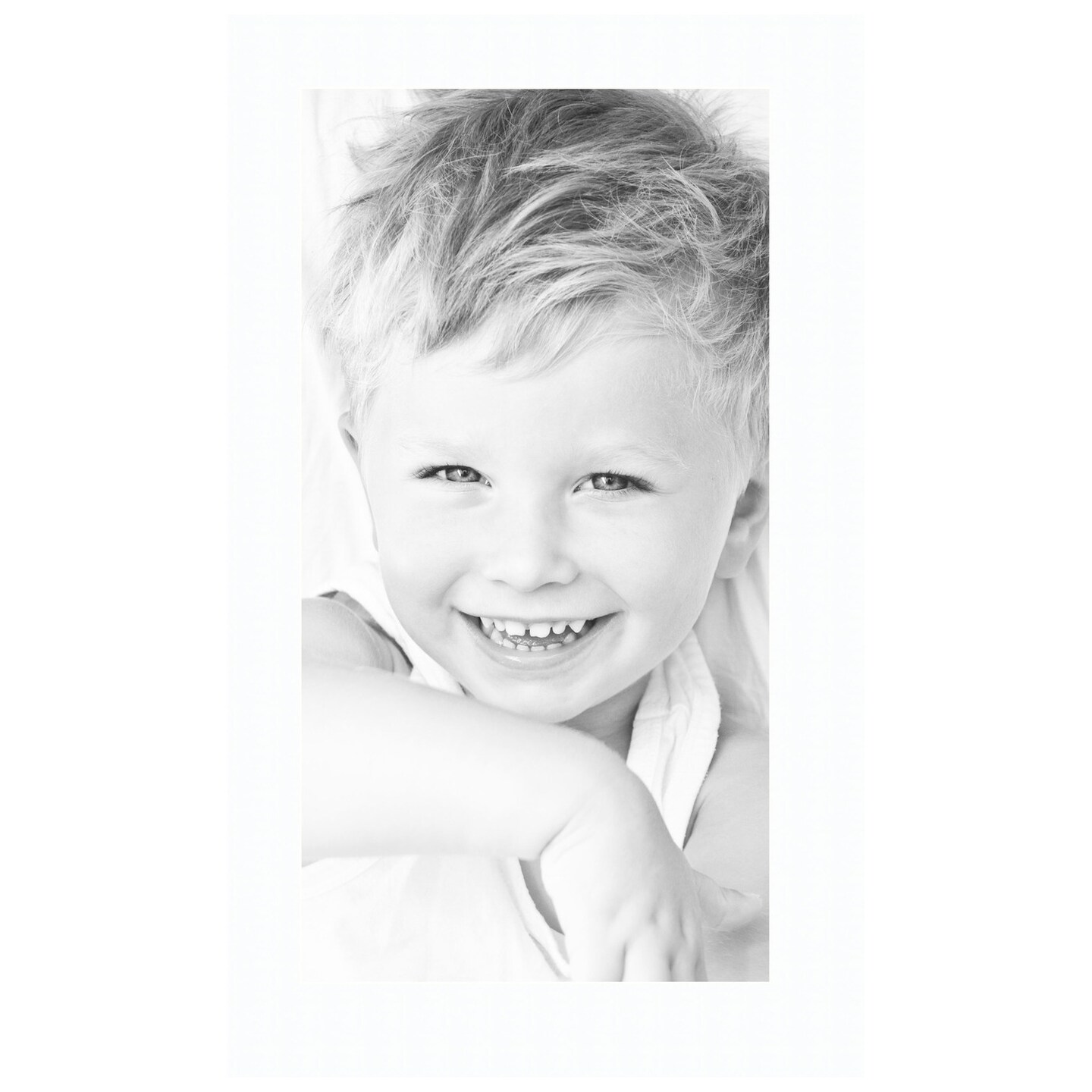 Custom Super White Mat, Available in Image Sizes 4x4&#x22; to 20x32&#x22;, Outside Size is 4&#x22; Larger Than Image Size
