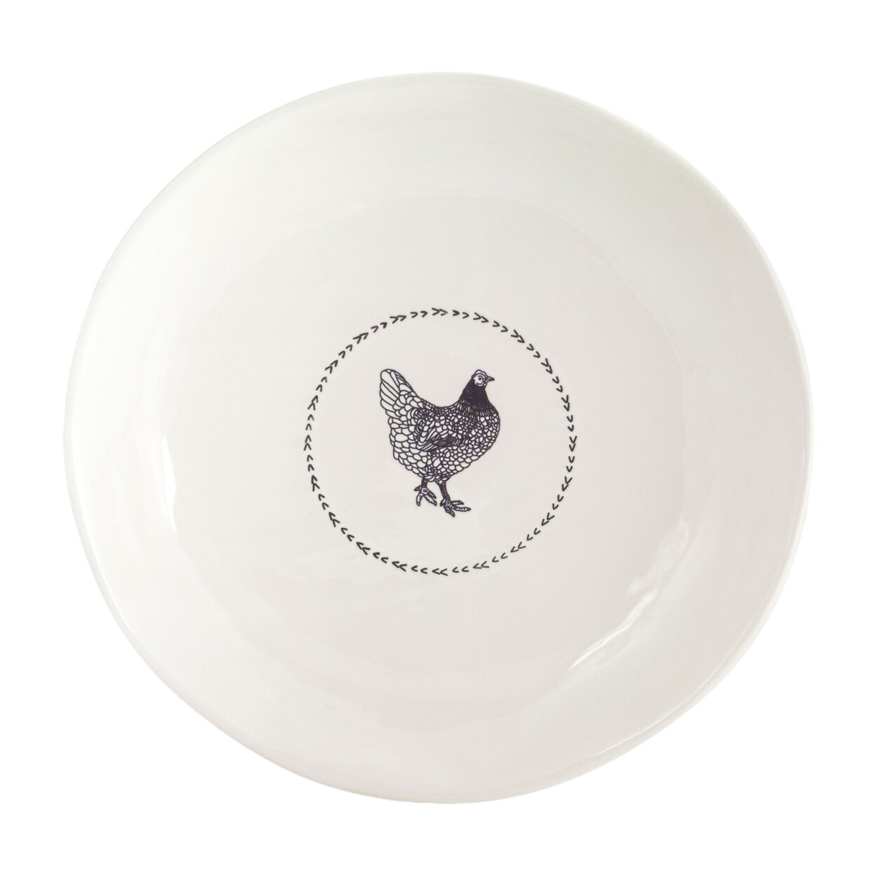 Chicken Round Platter (Set Of 2) - Thumbnail 3