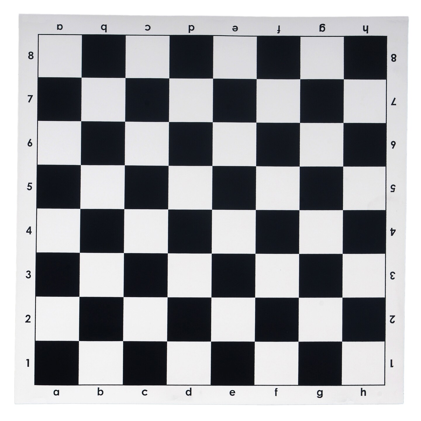 Complete Tournament Chess Set – Plastic Chess Pieces with Roll-up Chess Board and Travel Canvas Bag