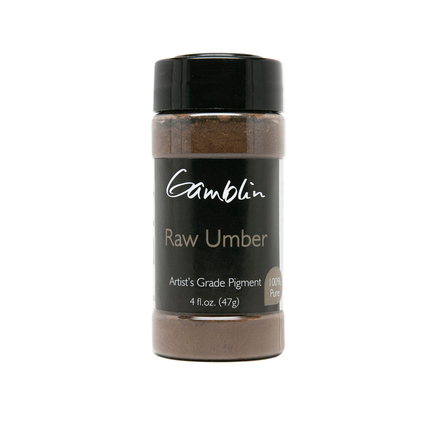 Gamblin Artist&#x27;s Color Dry Pigment, 4 oz., Raw Umber