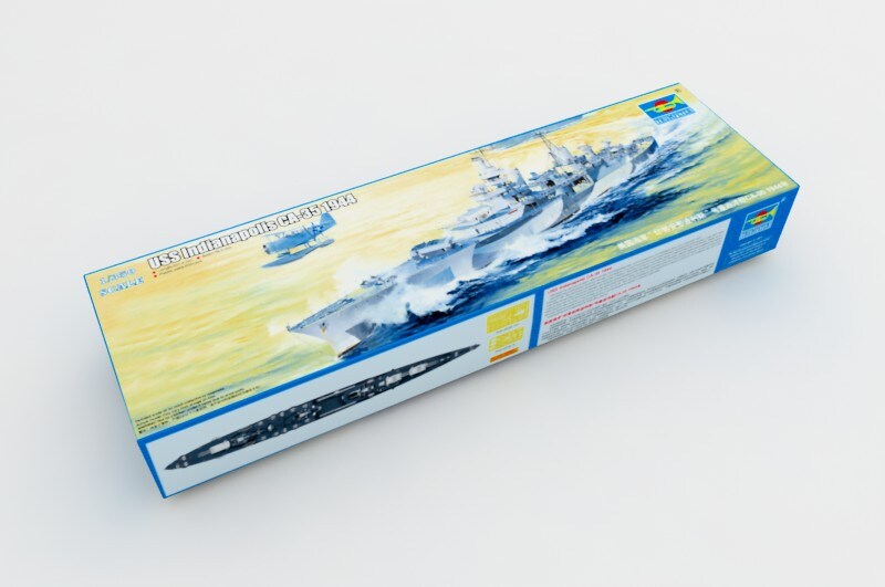 Trumpeter USS Indianapolis 1/350 Scale Model Kit - Historical Warship Building Set