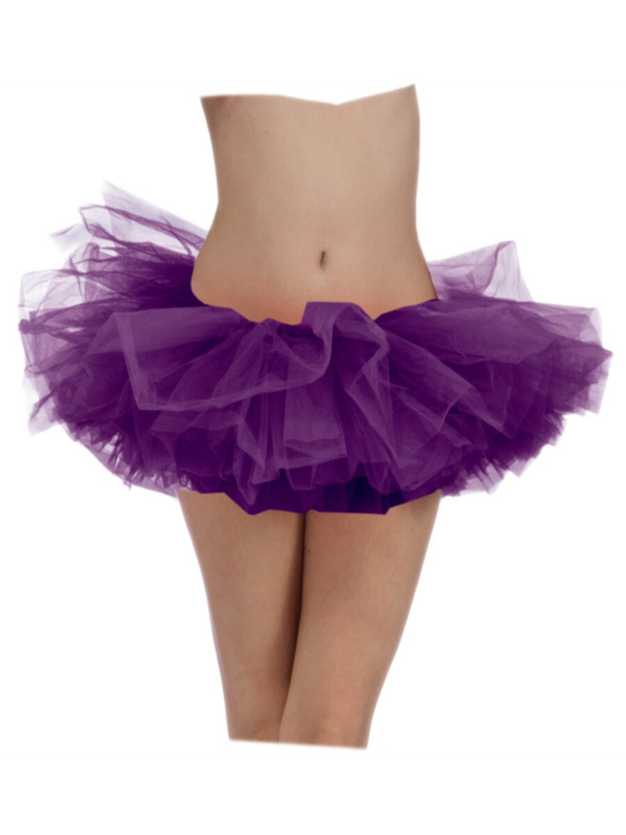 Neon Purple Retro Ballet Team School Spirit Colored Skirt Tutu