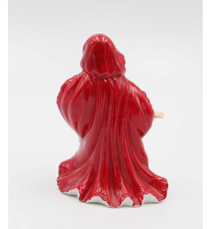 Ceramic Little Red Riding Hood Figurine, Home Decor, Gift for Her, GIft for Daughter
