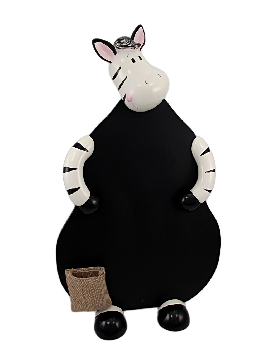 Comical Zebra Chalkboard Menu Board Wild Animals