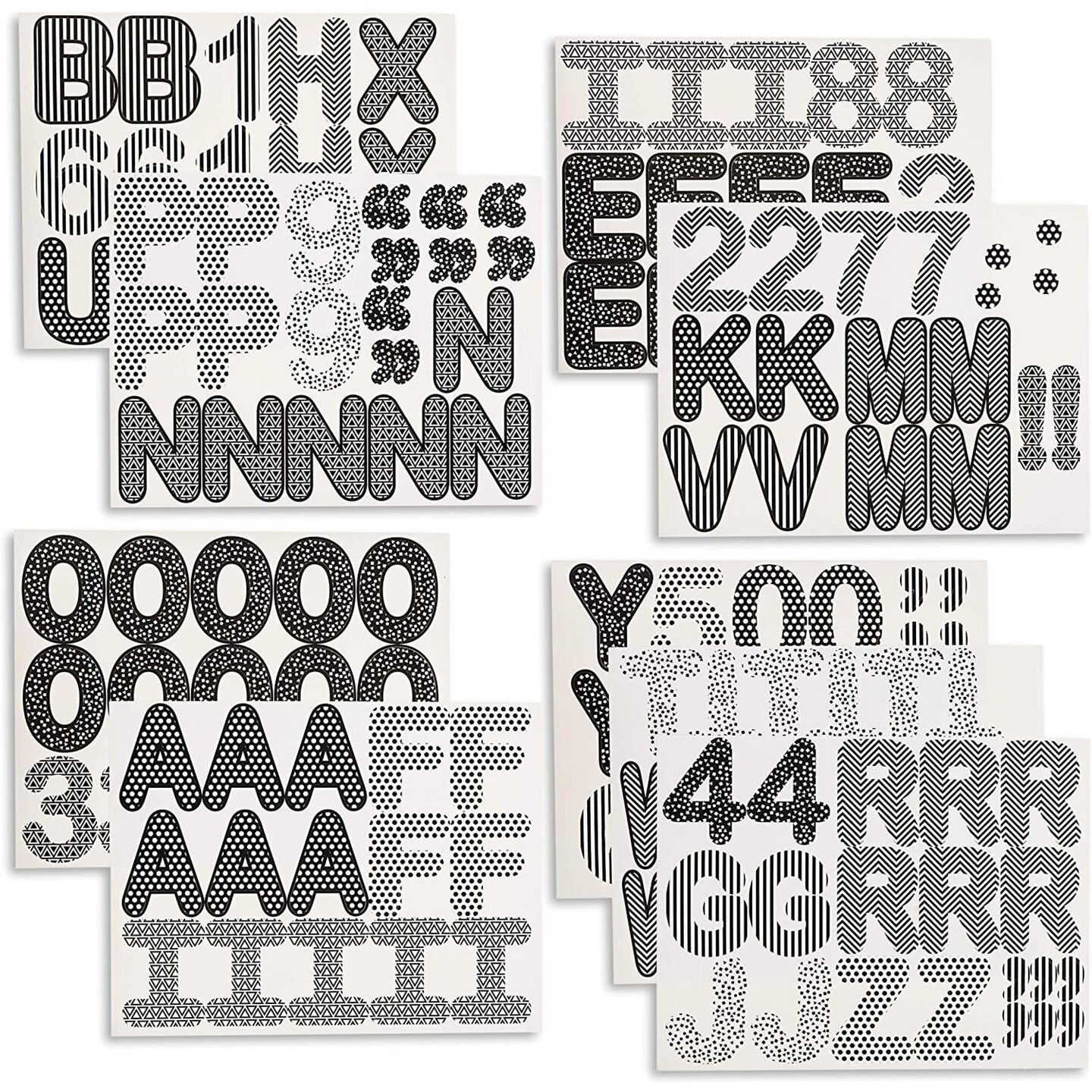 FreshCut Crafts | Bulletin Board Letters & Numbers, Bright 3 in. Capital  Alphabet Letters, Numbers, Punctuation, US Made Card Stock Punch Out  Letters