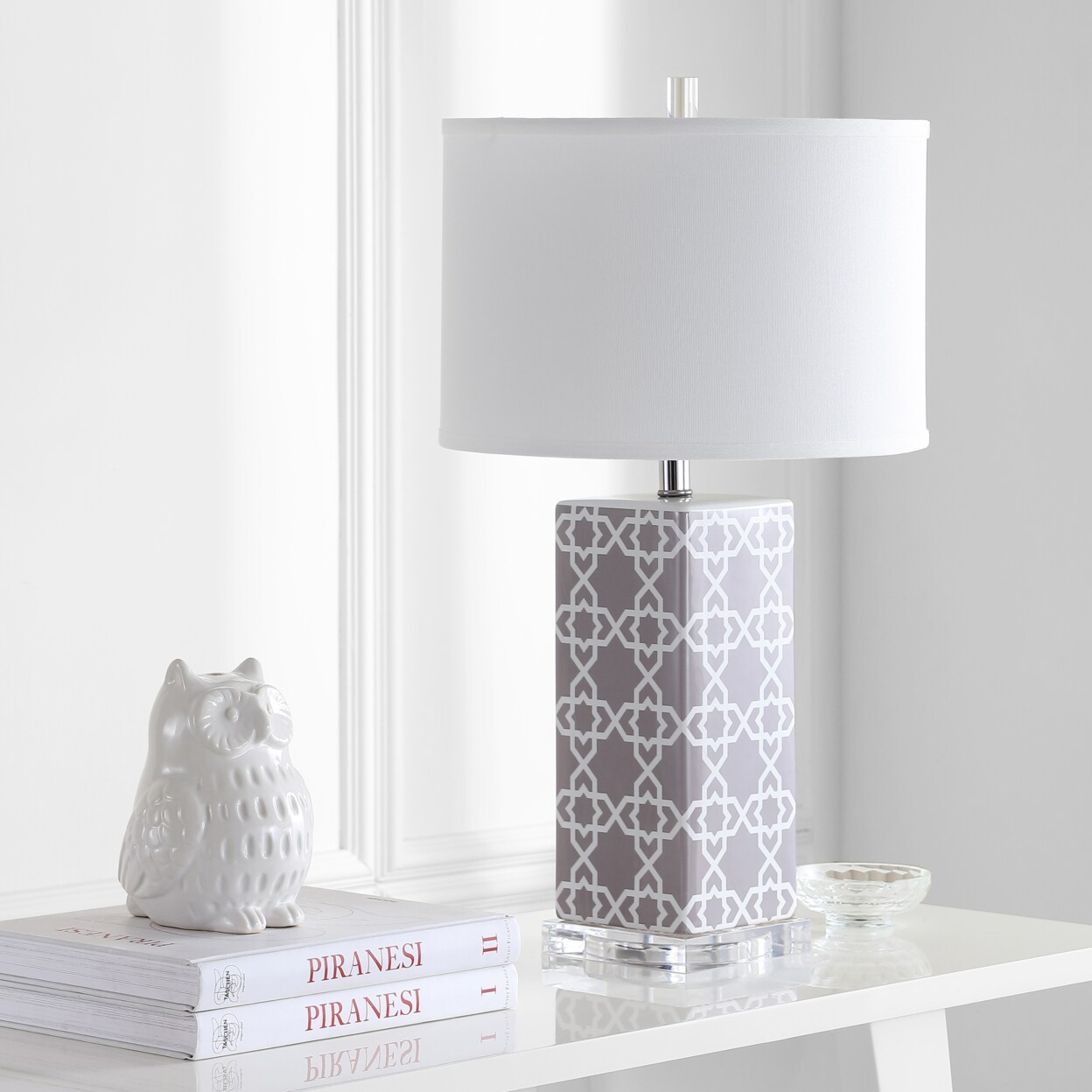 Safavieh   Quatrefoil Table Lamp (Set of 2) | Grey |
