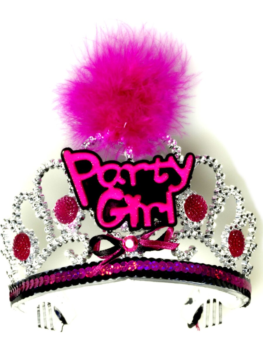 Adults Womens Life Of The Party Girl Tiara Costume Accessory