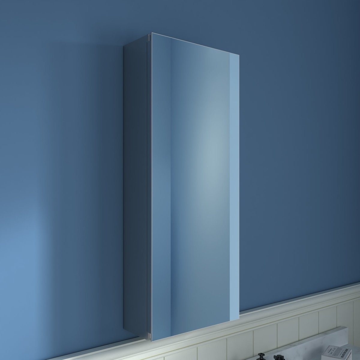 Boost-M1 Aluminum Medicine Cabinet 12X30 Inches Mirror Rust Resistant Recessed