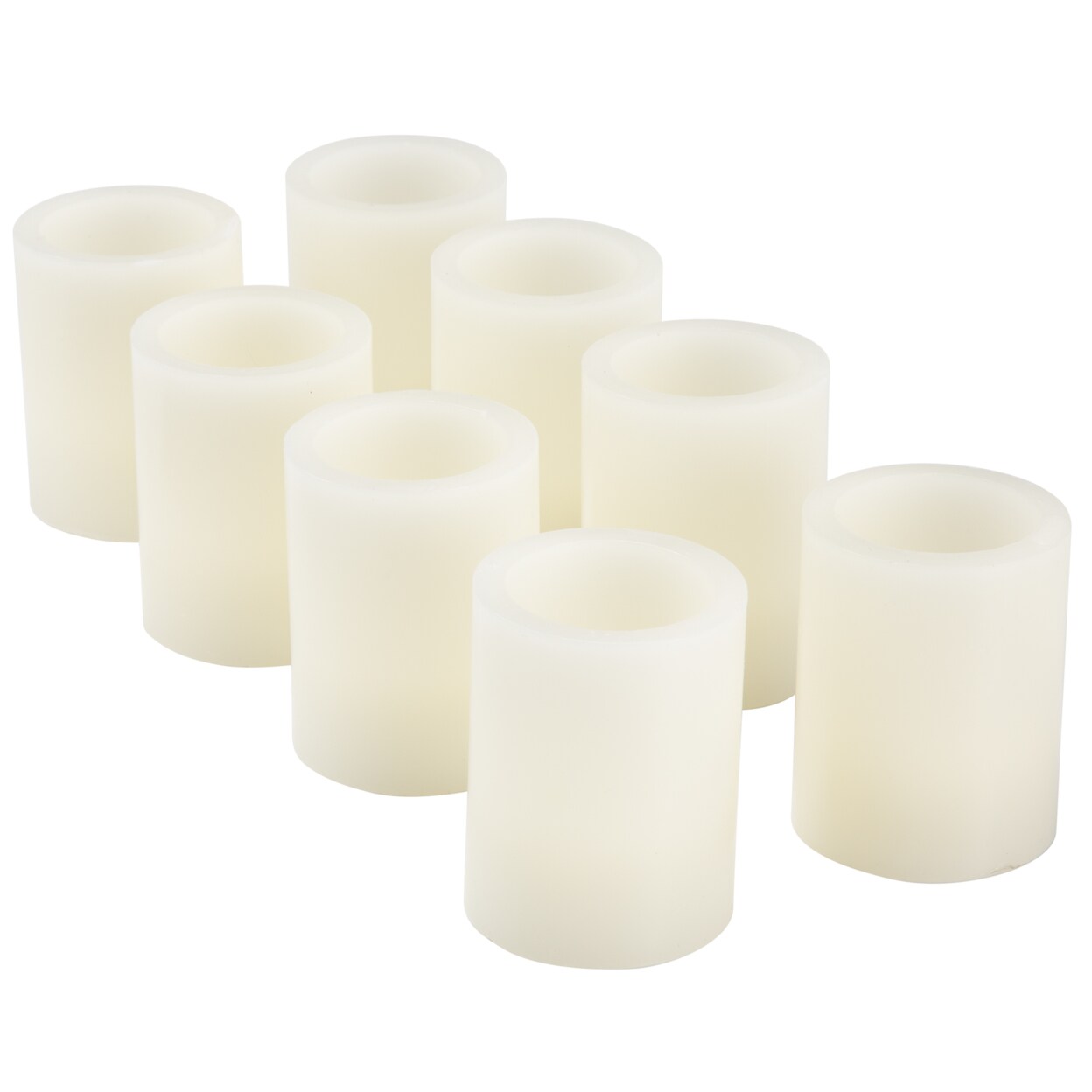 Lavish Home 8-Piece LED Flameless Votive Wax Style Candle Set W020028 - The  Home Depot