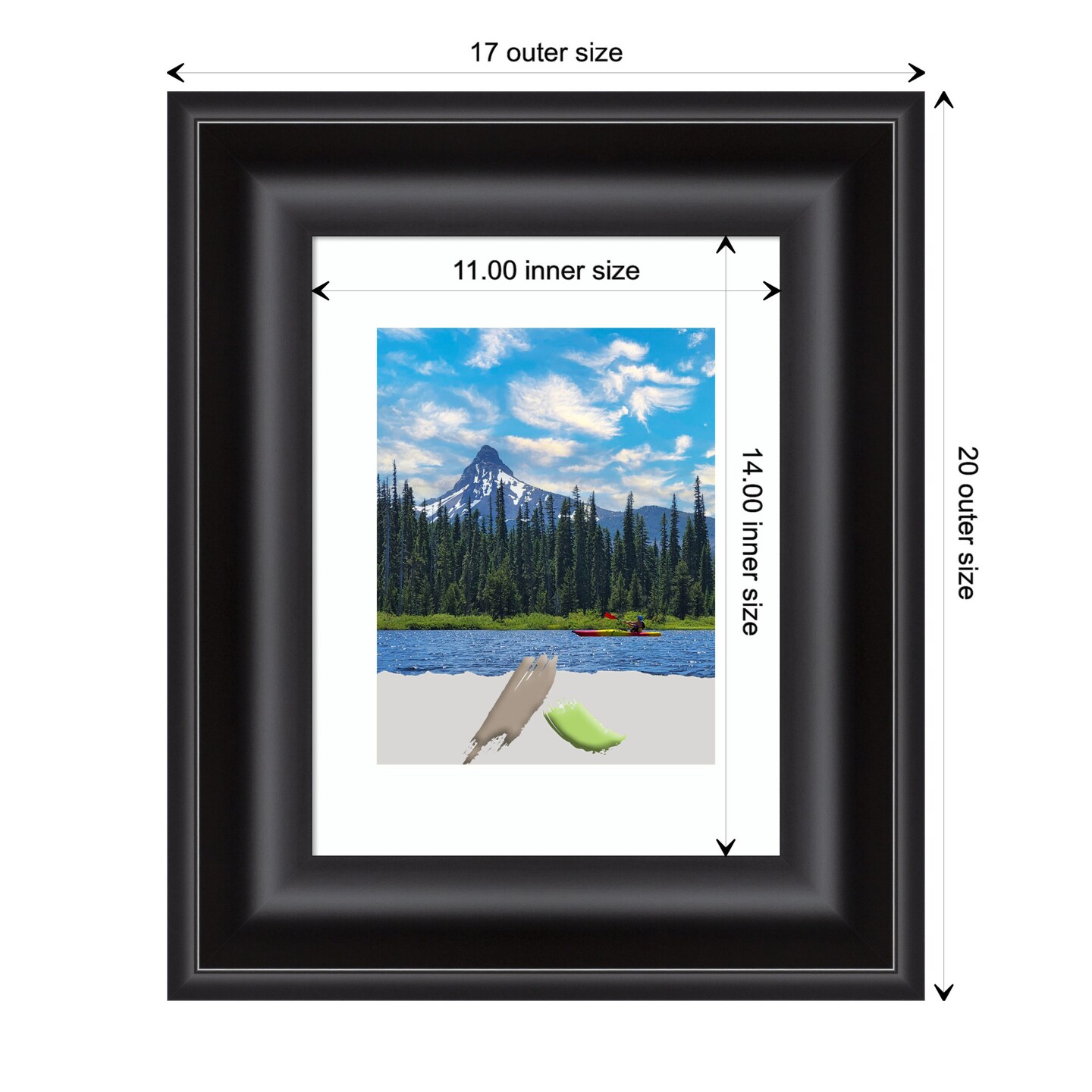 Grand Black Picture Frame, Photo Frame, Art Frame