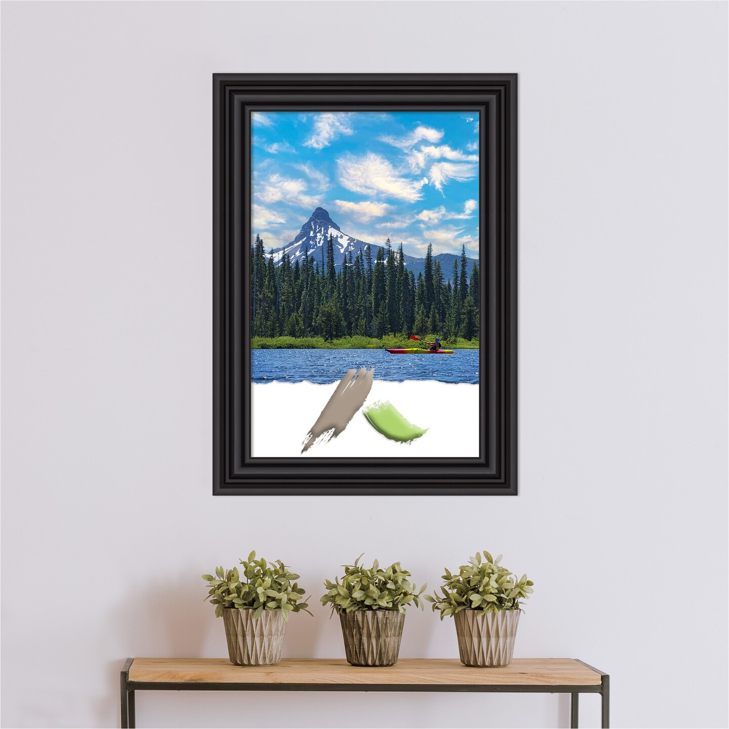 Colonial Black Picture Frame, Photo Frame, Art Frame