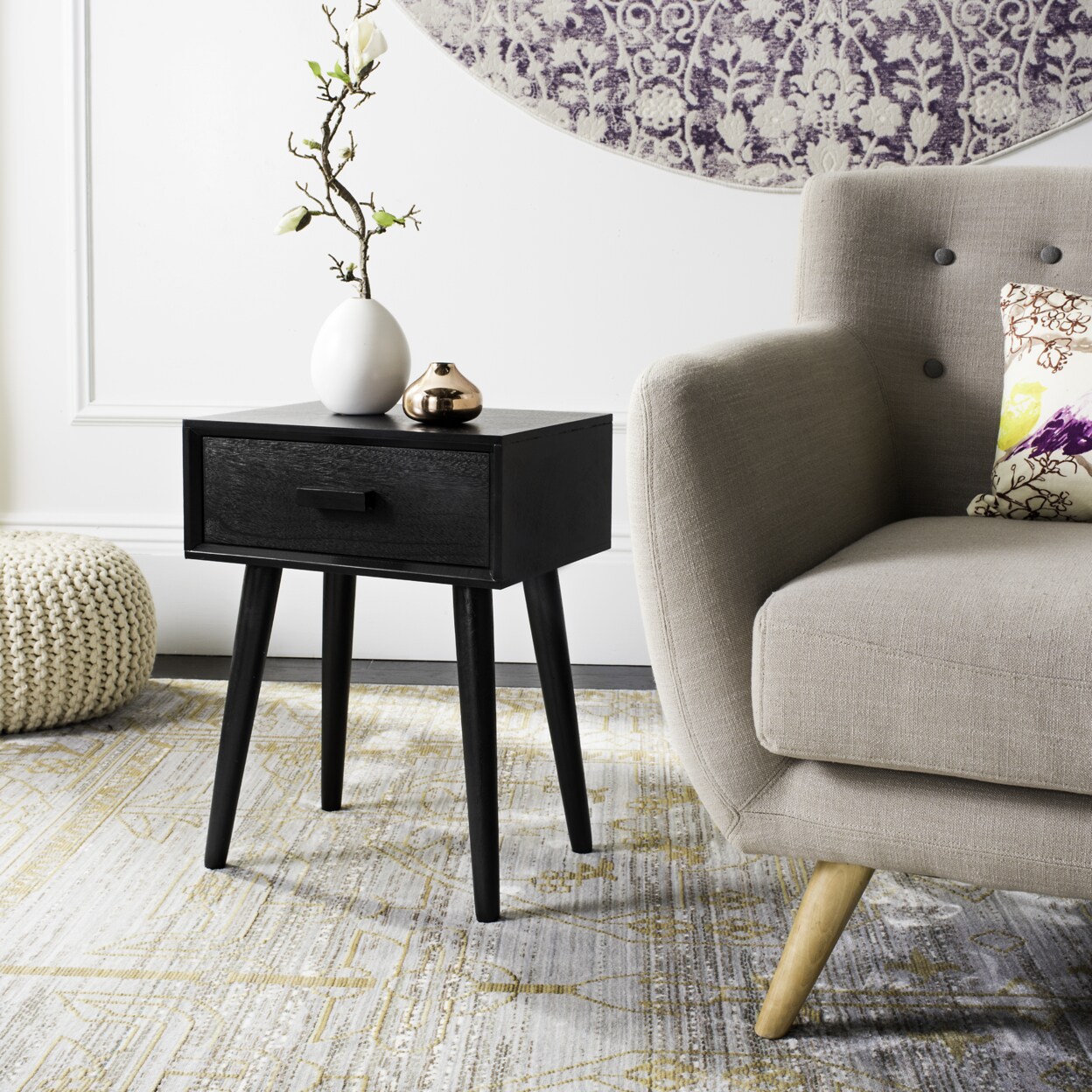 Safavieh Lyle Accent Table Black