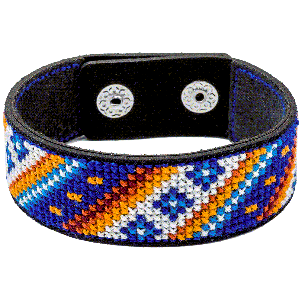 Cross-stitch kit on artificial leather FLHL-039