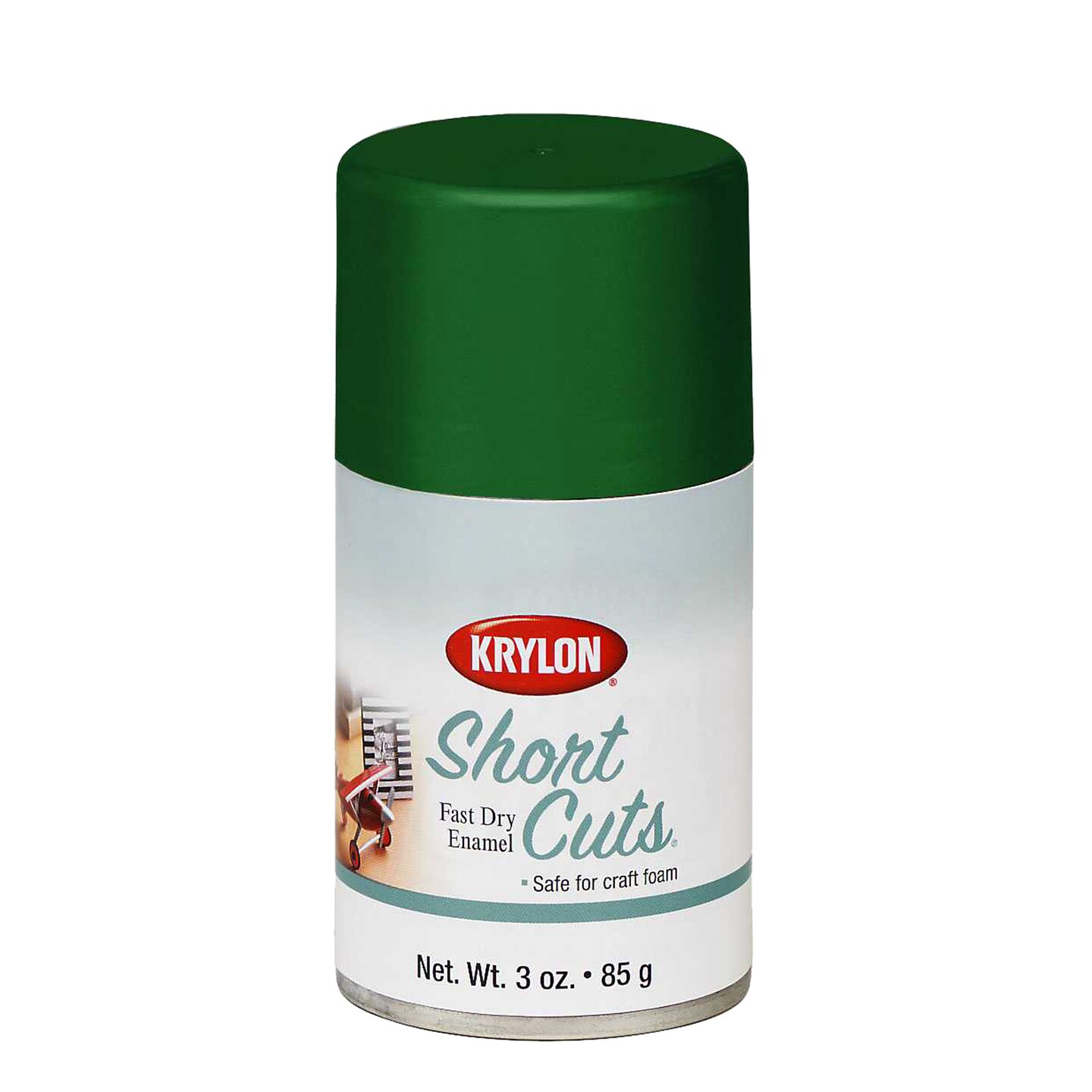Krylon Short Cuts Spray Paint, 3 oz., Leaf Green