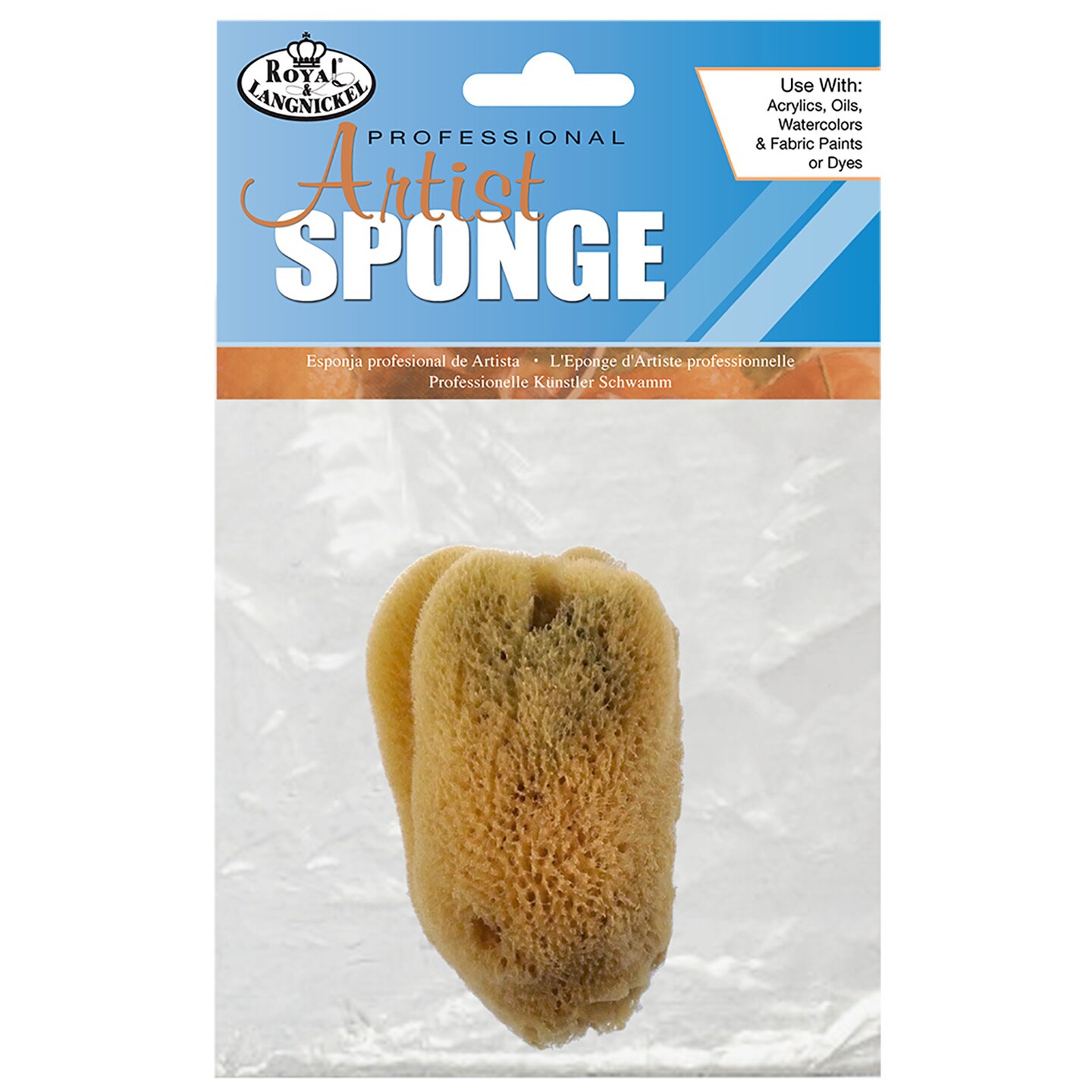 Royal Brush Artist&#x27;s Sponge, Silk Sponge, 3&#x22;-3-1/2&#x22;