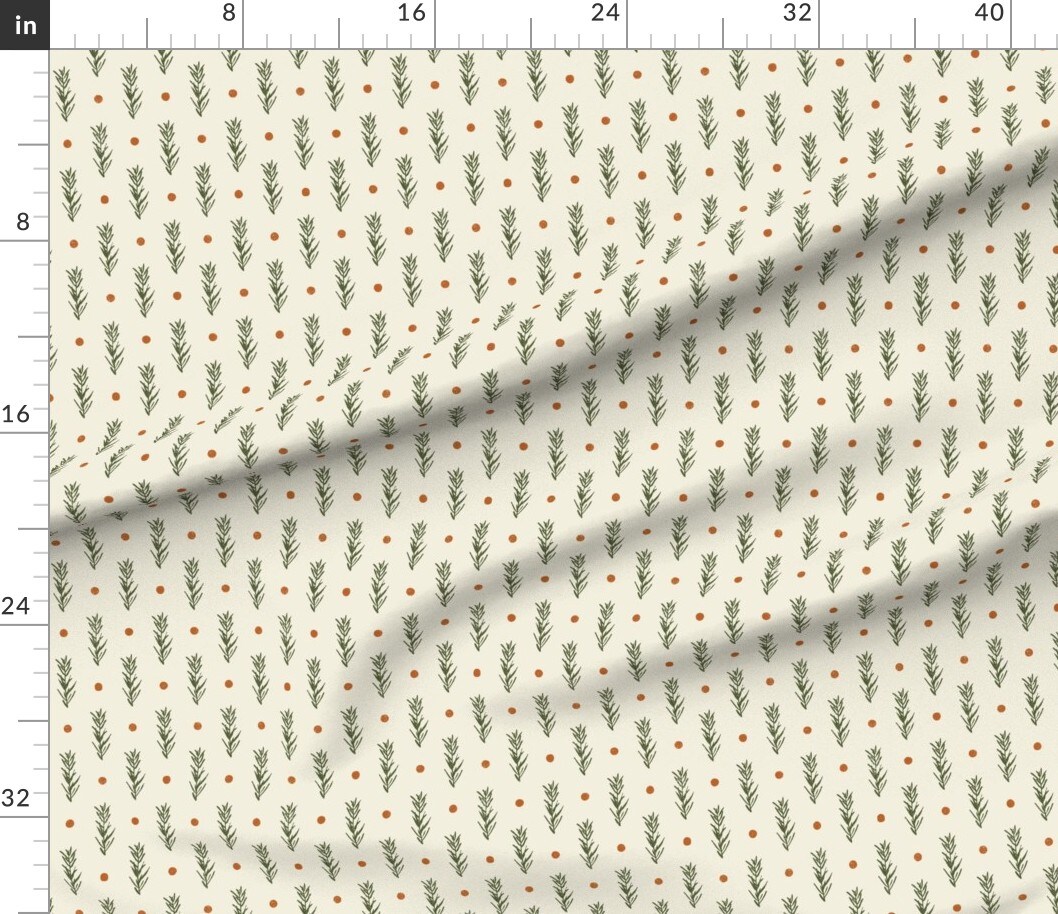 Various Fabrics by the Yard or Fat Quarter Rustic Holiday Woodland Nature Pine Fir Forest Trees Winter Christmas Custom Printed Fabric by Spoonflower