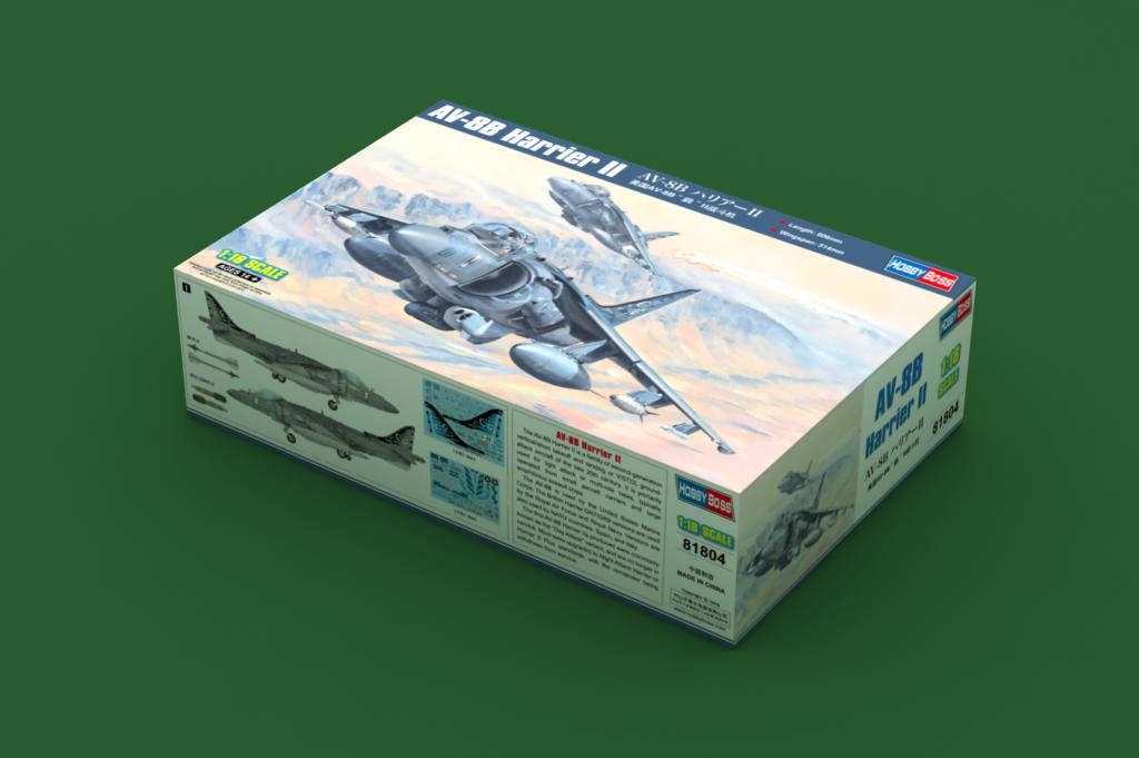 HobbyBoss  1/18 AV-8B HARRIER II Plastic Model