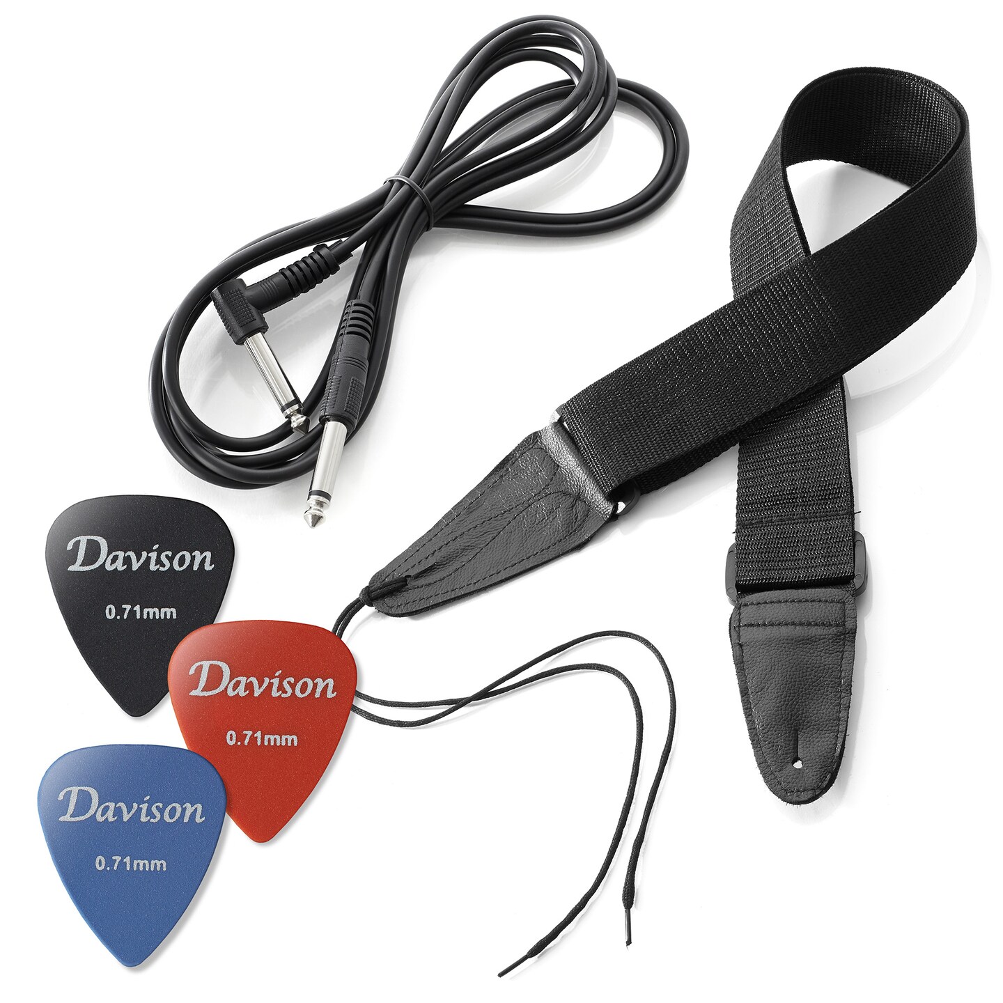 Davison Guitars 39" Full Size Electric Guitar - Right Handed Beginner Kit with Gig Bag and Accessories