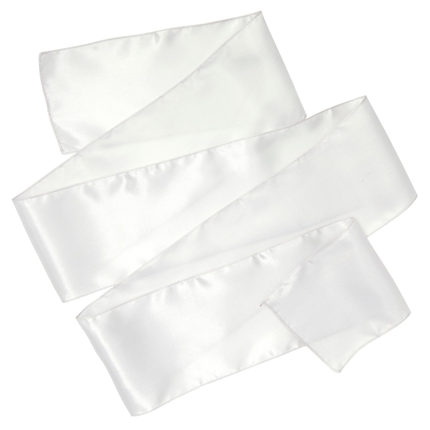 12 Pack Silver Chair Sashes for Wedding Reception, Baby Shower